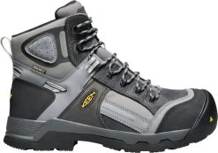 'Keen Utility' Men's 6" Davenport 400GR SR WP Comp Toe - Magnet / Steel Grey