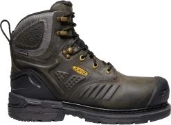 'Keen Utility' Men's 6" Philadelphia WP Comp Toe - Cascade Brown / Black