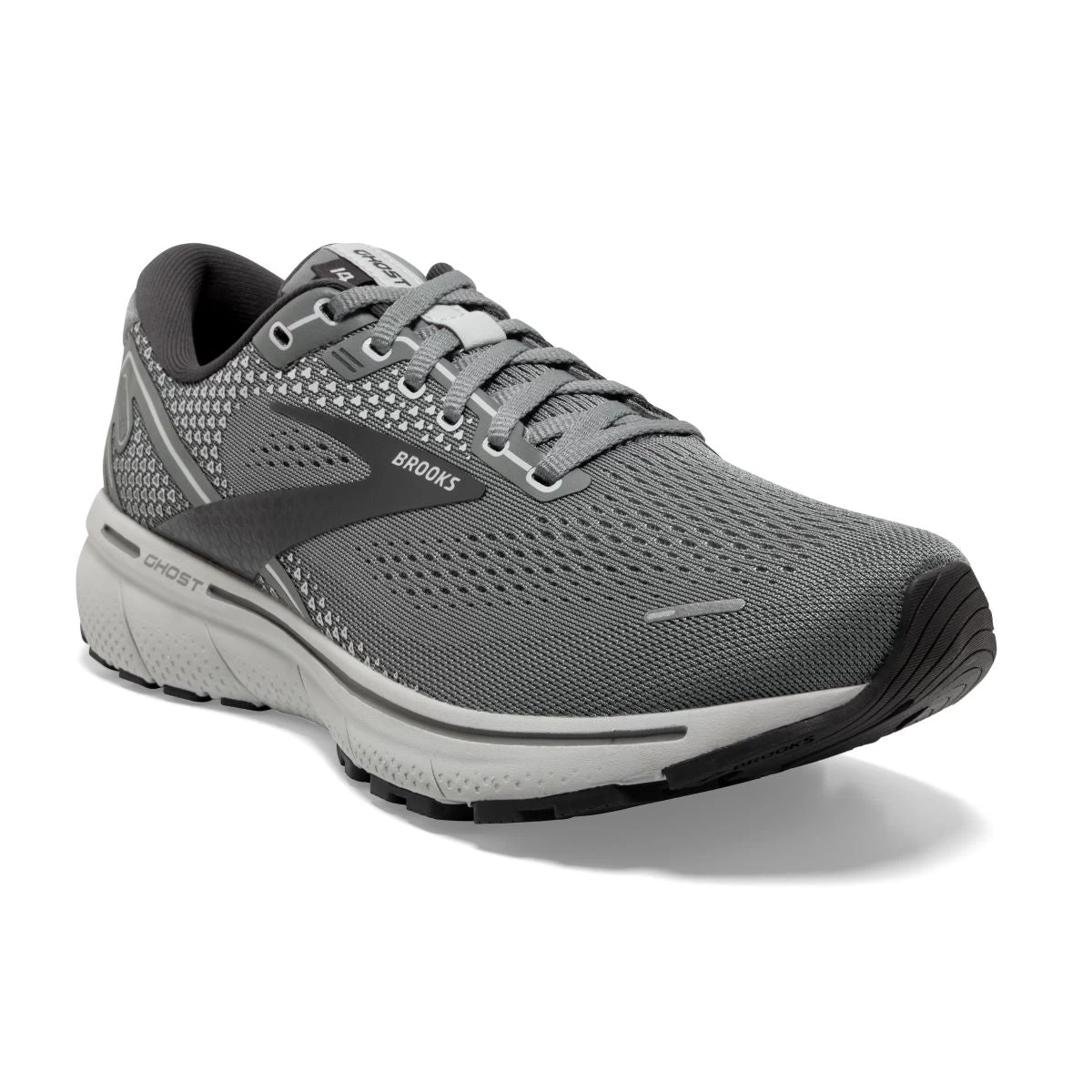 'Brooks' Men's Ghost 14 - Grey / Alloy / Oyster - Image 2