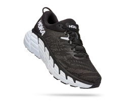 'HOKA' Men's Gaviota 4 - Black / White (Wide)