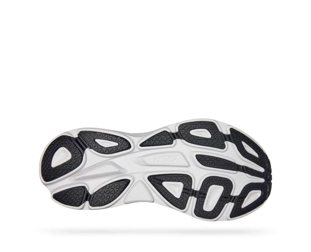 'HOKA' Men's Bondi 8 - Sharkskin / Harbor Mist (X-Wide) - Image 3