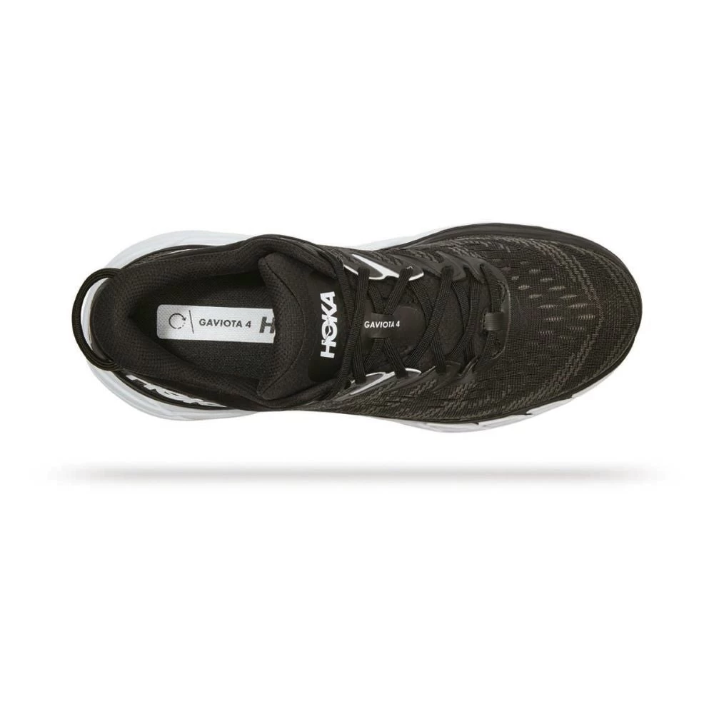 'HOKA' Women's Gaviota 4 - Black / White (Wide) - Image 2