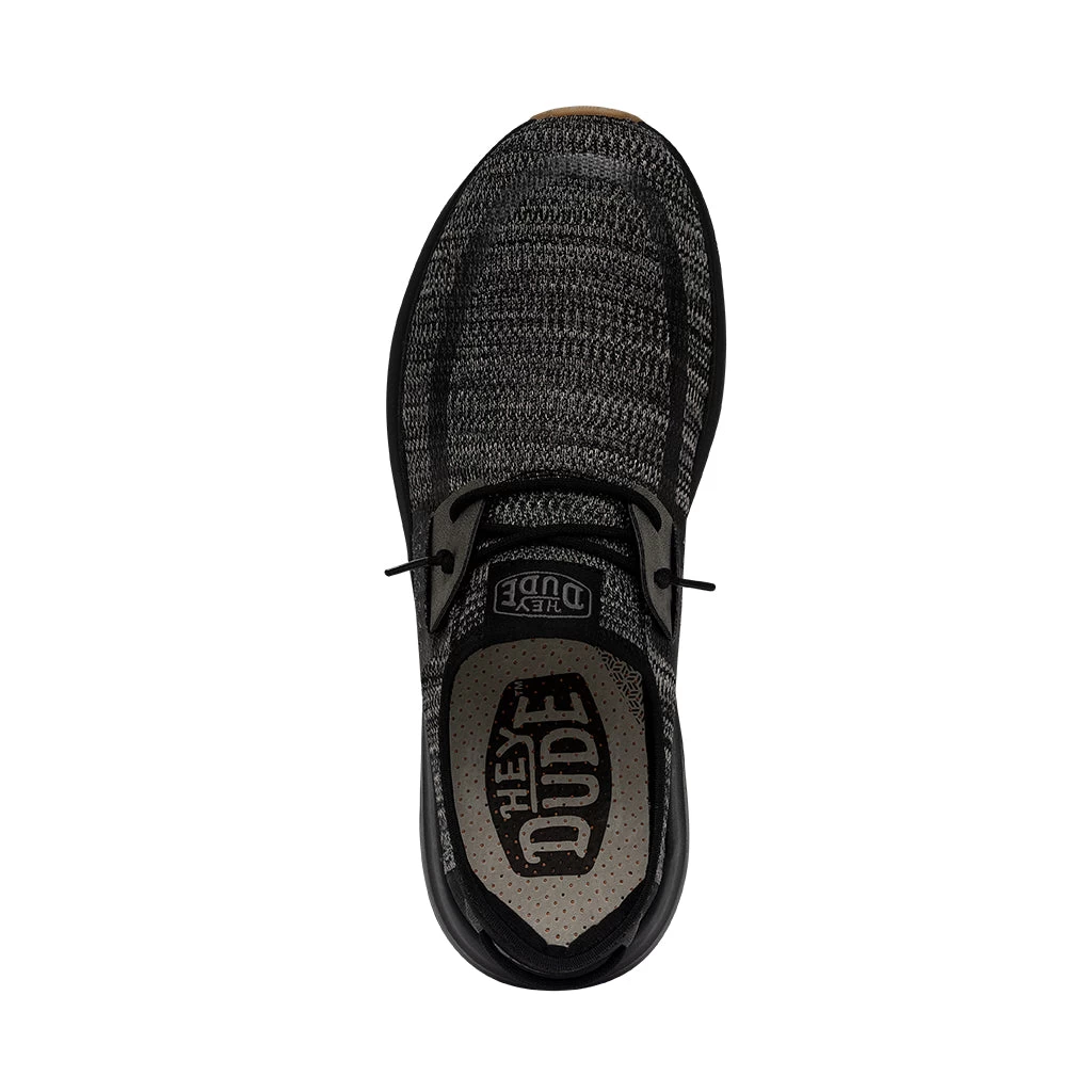 'Hey Dude' Men's Sirocco Sneaker - Black - Image 2