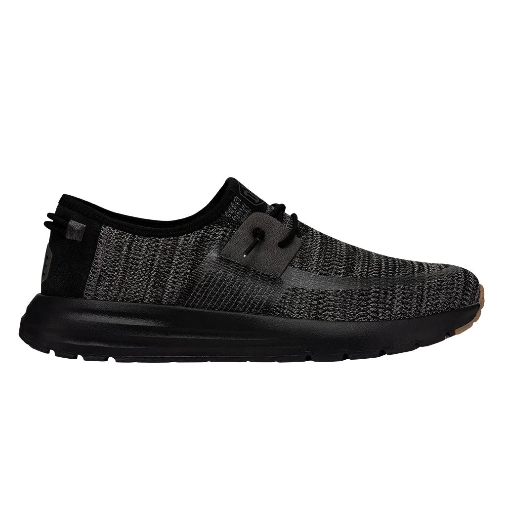 'Hey Dude' Men's Sirocco Sneaker - Black - Image 7