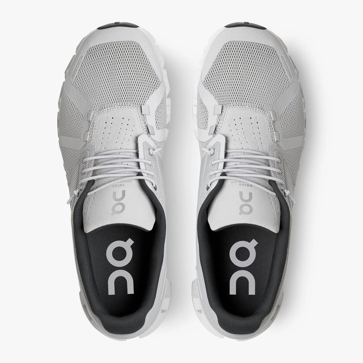 'On Running' Men's Cloud 5 - Glacier / White - Image 2