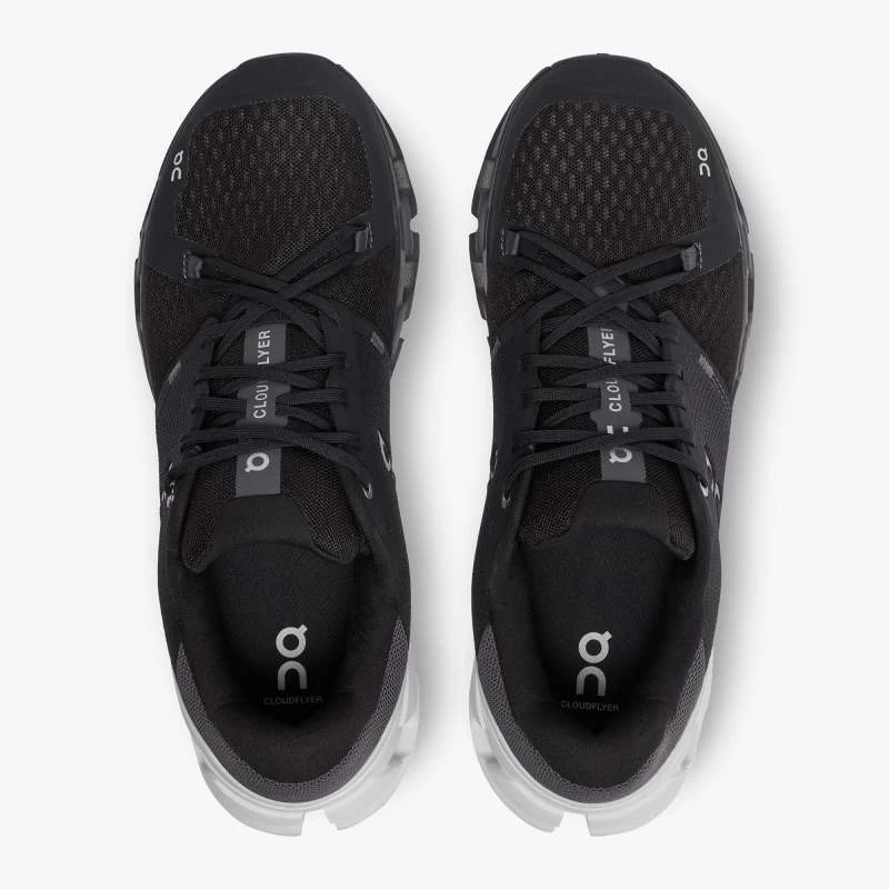 'On Running' Men's Cloudflyer 4 - Black / White - Image 2
