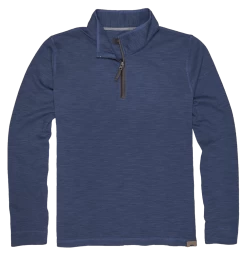 'Dakota Grizzly' Men's Dash 1/4 Zip Pullover - Lapis