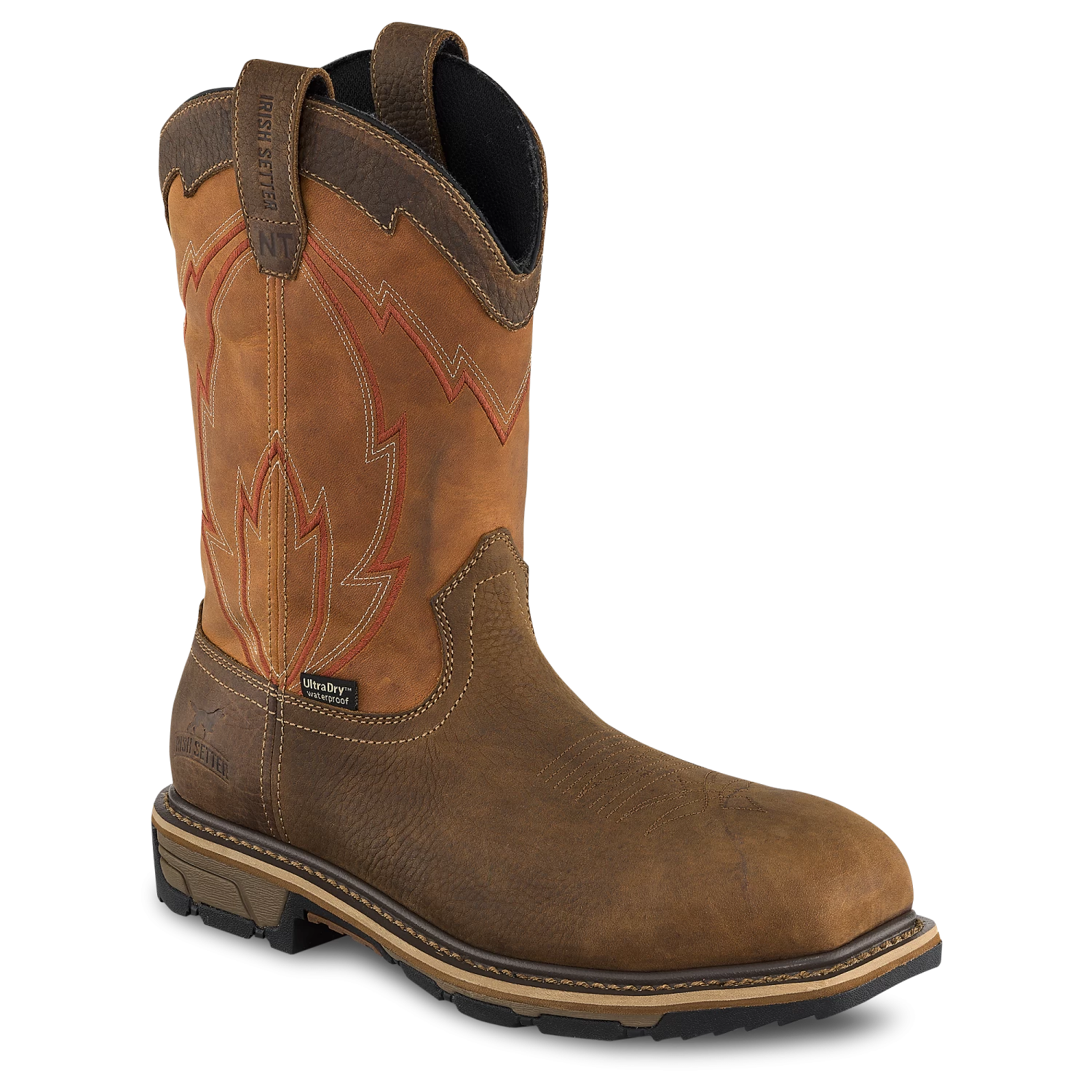 'Irish Setter' Men's 11" Marshall EH WP Safety Toe - Tan / Brown