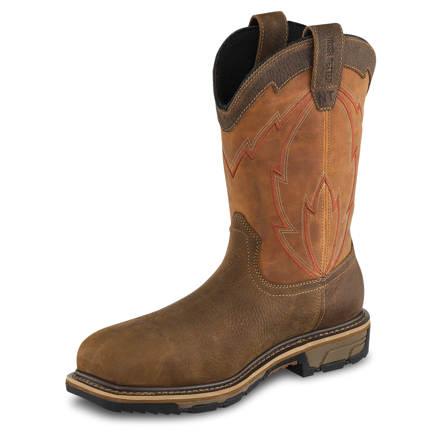 'Irish Setter' Men's 11" Marshall EH WP Safety Toe - Tan / Brown - Image 5