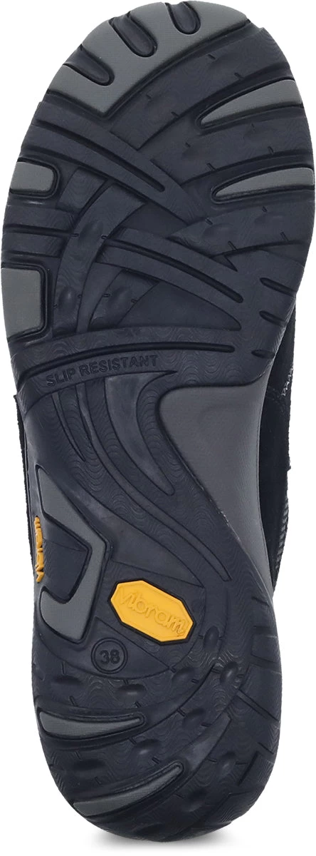 'Dansko' Women's WP Paisley - Black Suede (Wide) - Image 3