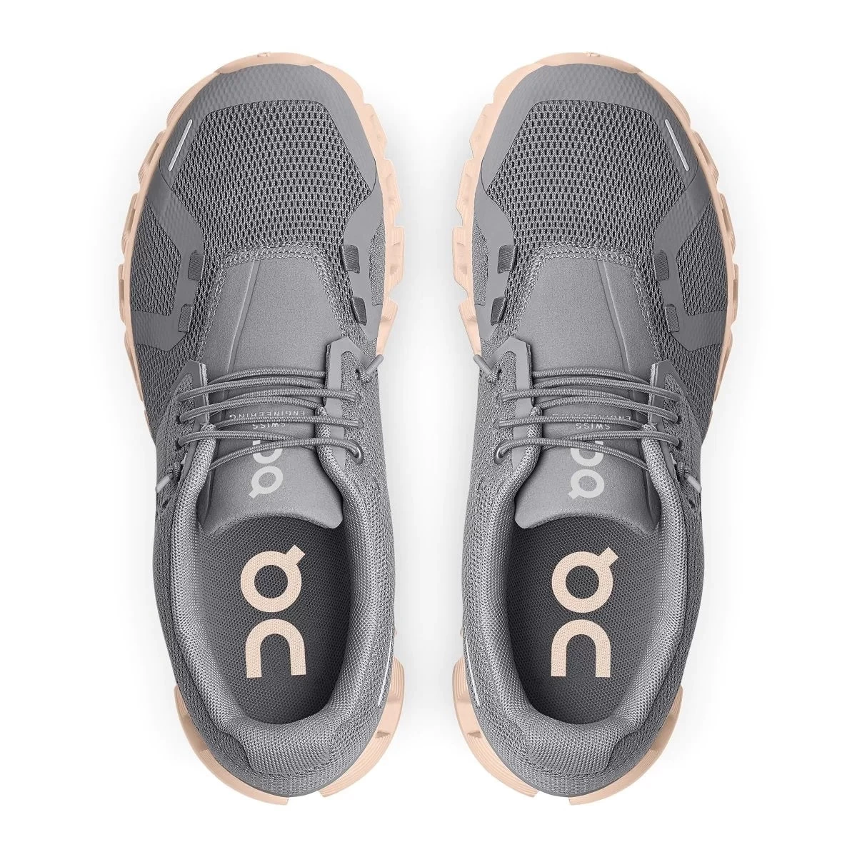 'On Running' Women's Cloud 5 - Zinc / Shell - Image 2